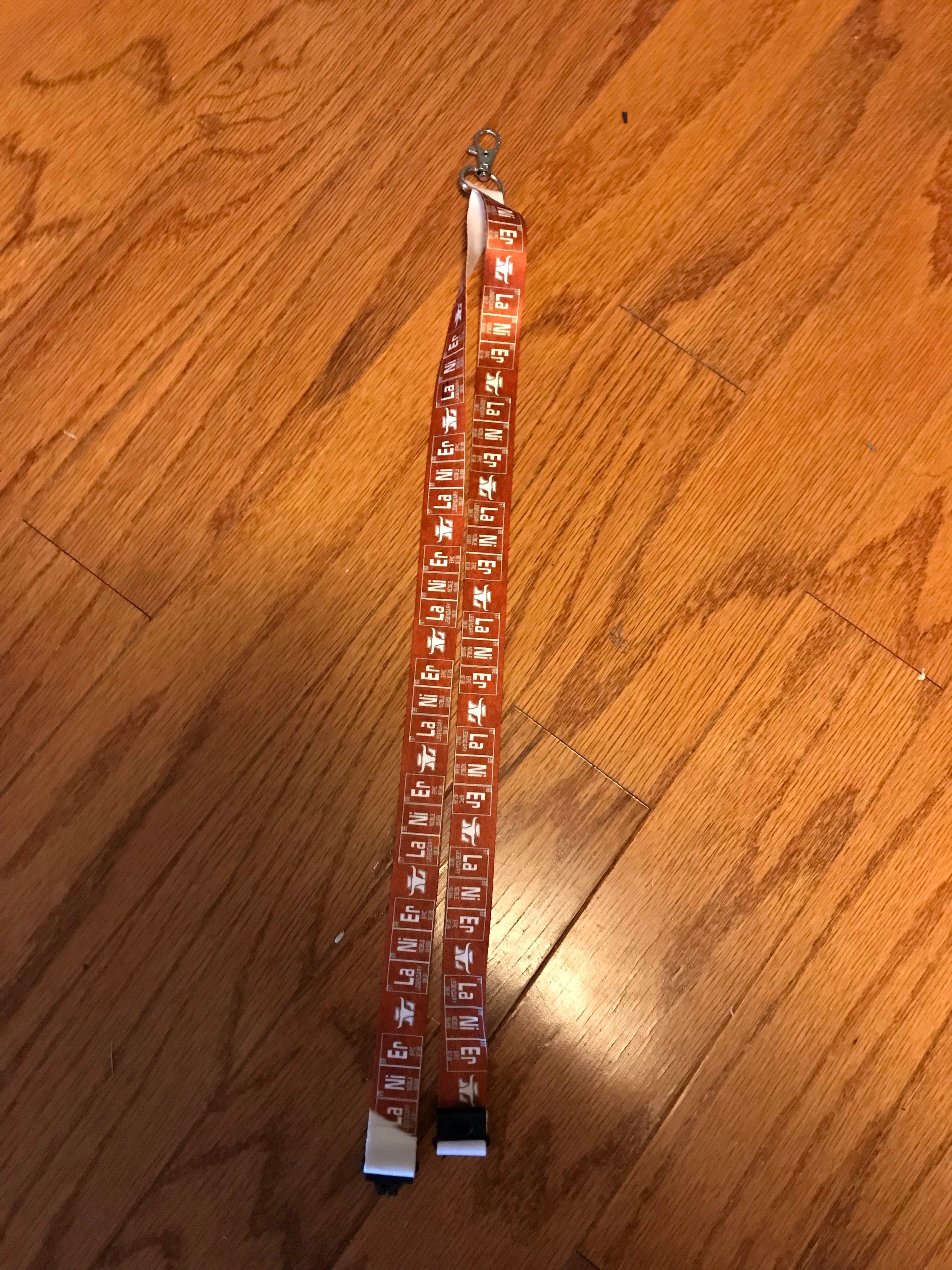 Lanier Longhorns Lanyard